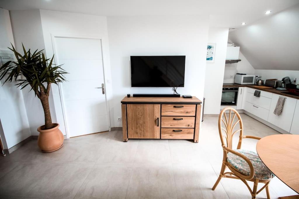 Appart-Duplex Vue Mer Panoramique Balcon & Piscine Proche Commerce Penmarcʼh Exteriör bild