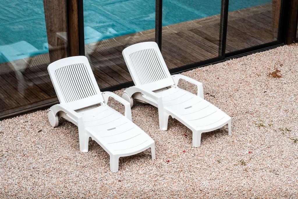 Appart-Duplex Vue Mer Panoramique Balcon & Piscine Proche Commerce Penmarcʼh Exteriör bild