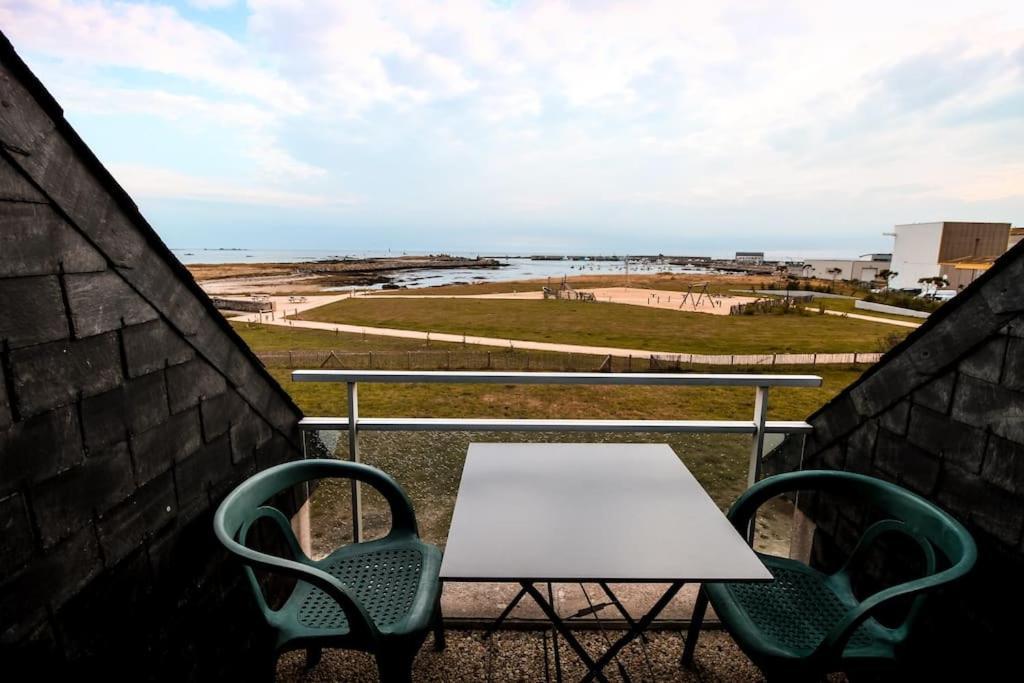 Appart-Duplex Vue Mer Panoramique Balcon & Piscine Proche Commerce Penmarcʼh Exteriör bild